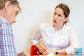 Content Editor John Fieldhouse, pictured interviewing Victoria Atkins MP a couple of years ago.