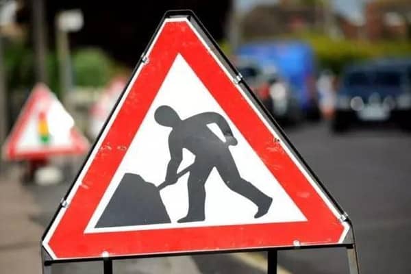 Roadworks.