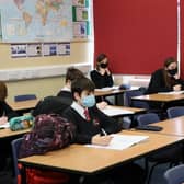 Back at school, albeit with masks and testing, at Haven High Academy