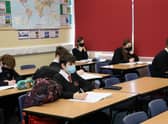 Back at school, albeit with masks and testing, at Haven High Academy