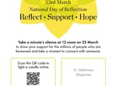 St Matthew's Church is reaching out to help residents on the National Day of Reflection.