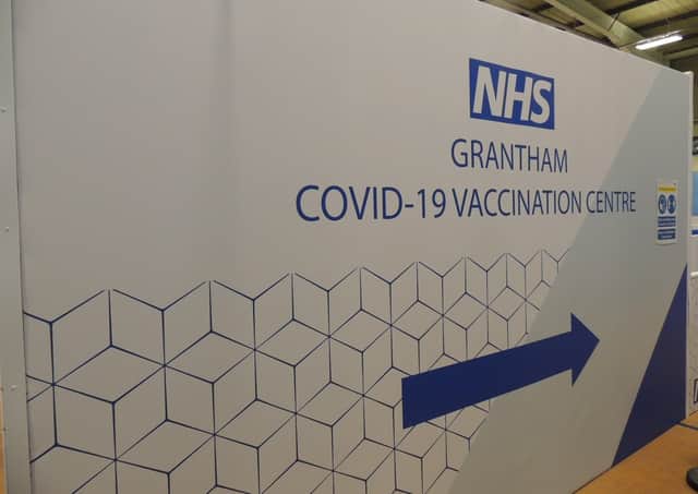 Things are working smoothly at the Grantham vaccination centre. EMN-210322-175348001