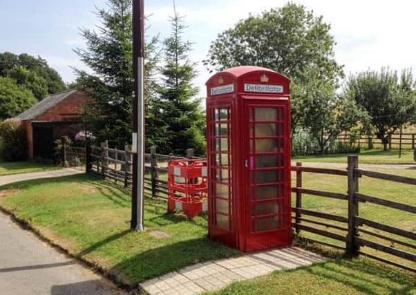 This phone box, in Welton le Wold, was adopted by the local community in September 2018 and is now home to a public defibrillator.