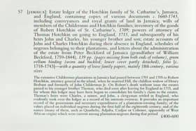 The News has also obtained historic documents which link the Hotchkin family to Childermus, a sugar plantation estate in Jamaica. EMN-210319-095406001