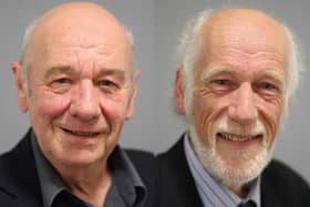 Coun Steve England, left, and Coun Owen Bierley