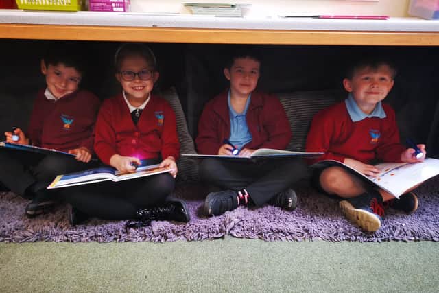 Reading at the school