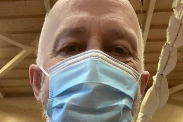 Councillor Craig Leyland had nothing but praise for NHS staff and volunteers after his vaccination - but it appears not everyone is as happy