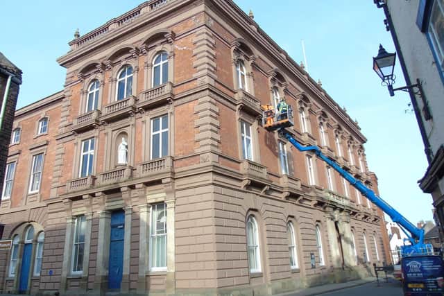 The work was carried out at Louth Town Hall on Sunday (March 21).