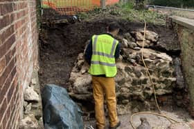 Cliveden Conservation have started work clearing vegetation from the Roman Wall