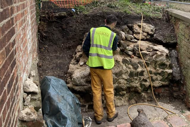 Cliveden Conservation have started work clearing vegetation from the Roman Wall