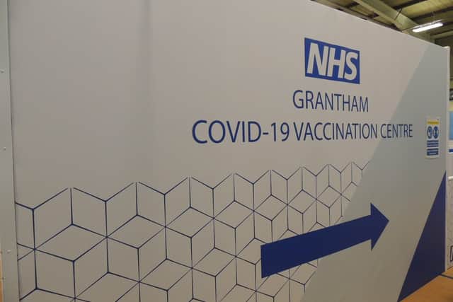 Things are working smoothly at the Grantham vaccination centre. EMN-210322-175348001