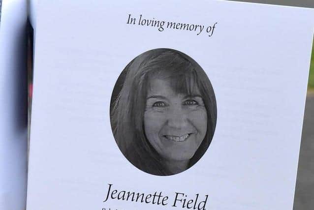 The funeral of retired nurse Jeannette Field was the first held in lockdown for a Covid-19 victim.