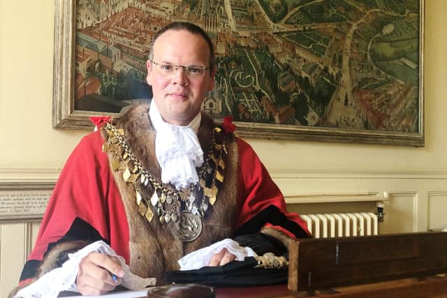 Mayor of Louth, Councillor Darren Hobson