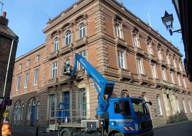 The work was carried out at Louth Town Hall on Sunday (March 21).