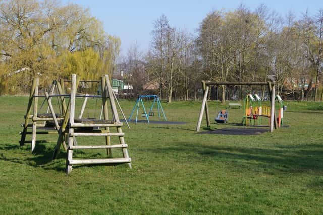 A deserted Bell Playing Field in Market Rasen