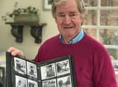 Malcolm Barnsdale with the album he would like to return.