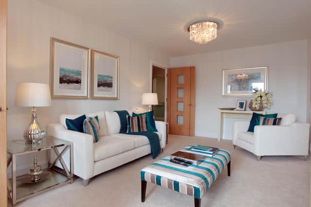 Looking good: A lounge at a McCarthy Stone development