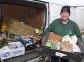 Leasingham Manor Farm Shop & Garden Centre and The Ploughmans Barn, Danny Lidsey loading deliveries for those who are self isolating. EMN-210323-114032001