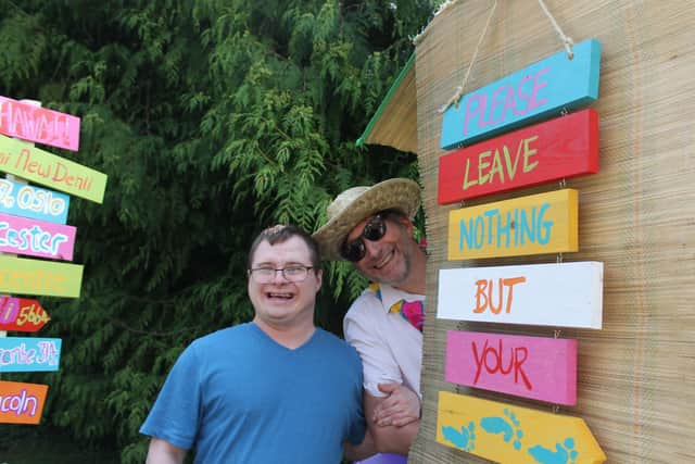 Lincs Care Association are looking to attract more people in the county to consider caring as a job. Pictured - Adrian Stockdale and Robert Lipscombe-Ridley. EMN-210324-171602001