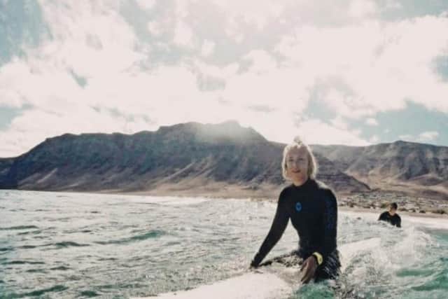 Helena Greetham has been surfing for six years but says accidents can happen to anyone.
