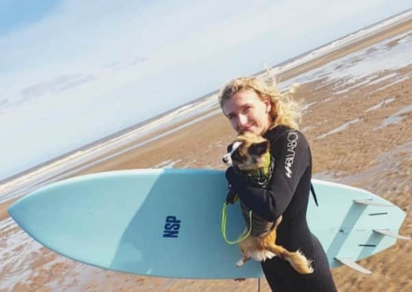 Helena Greetham was looking forward to going surfing at Sandilands.