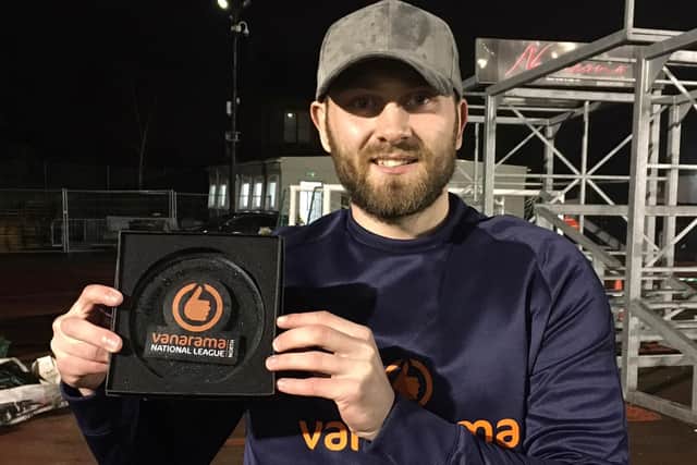 The December Player of the Month. Photo: Boston United