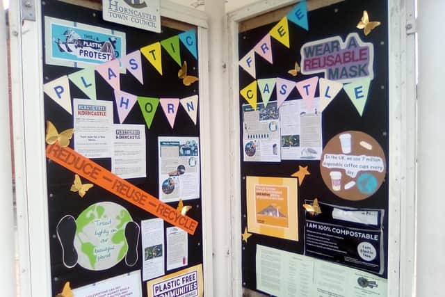 Plastic Free Horncastle has displayed messages in Horncastle.