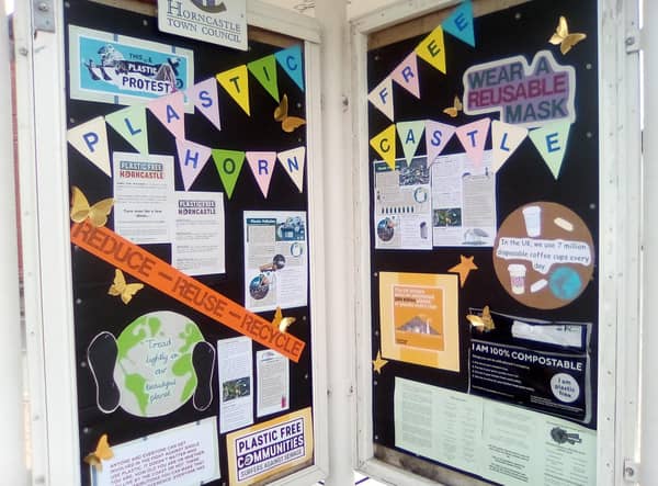 Plastic Free Horncastle has displayed messages in Horncastle.