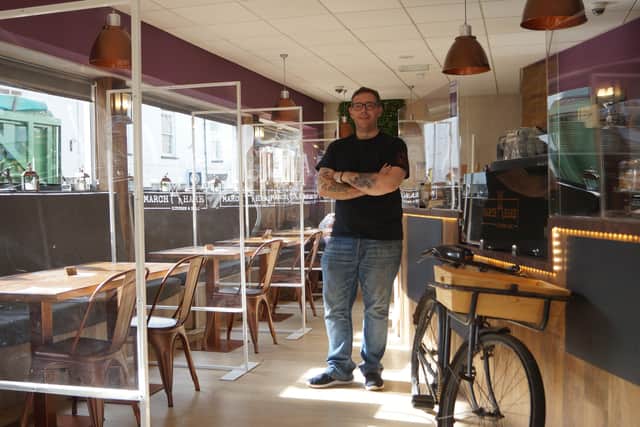 Trevor Guerin at The March Hare. Picture: Dianne Tuckett.