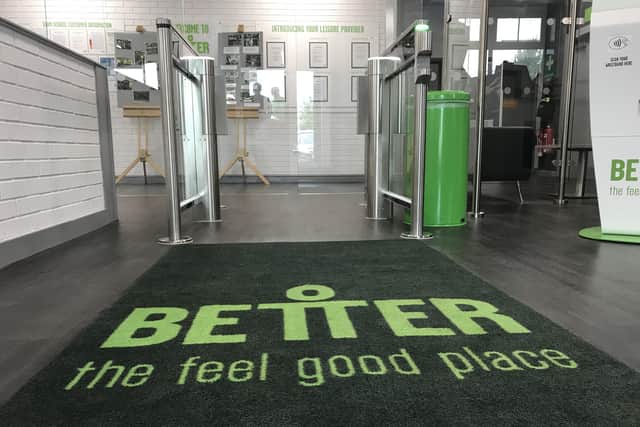 Better Gym. Now closed as a Covid test site for local workers and families. EMN-210331-111551001
