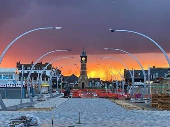 John Byford's image of the Clock Tower and the new pedestrianisation in Skegness went viral on social media. Now there are talks to further modernise the area by making the face of the Clock Tower digital.