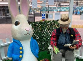 The Peter Rabbit Easter display at the Hildreds Centre in Skegness.