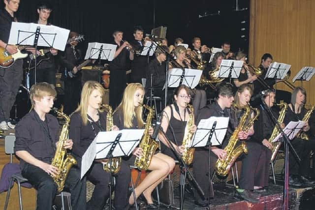 The Boston Youth Jazz Orchestra in action.
