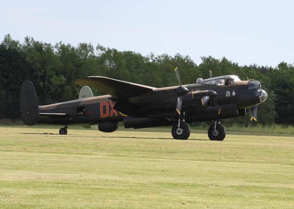 The Lincolnshire Aviation Heritage Centre's Lancaster Just Jane.