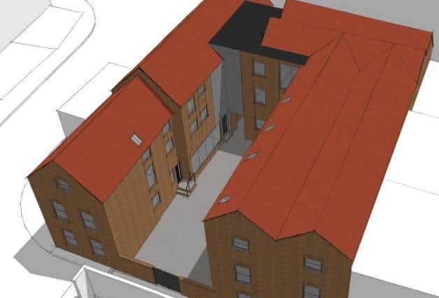 An artist's impression of how the site will look