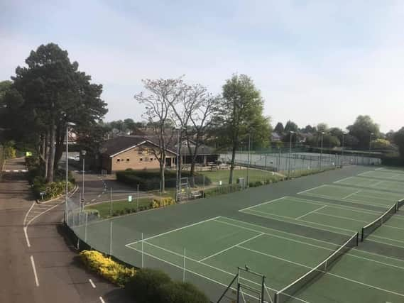 Play is back on court at Boston Tennis Club.