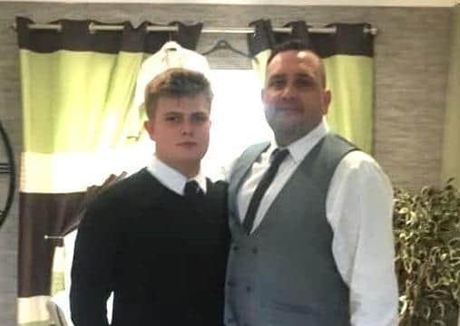 Callum Short, pictured with his dad Dilan