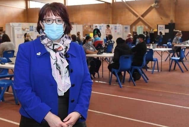 Rebecca Neno - high praise for county’s vaccine roll-out