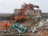 Demolition work in Skegness 10 years ago.