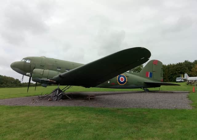 The Dakota at Metheringham Airfield Visitor Centre. EMN-210604-120104001