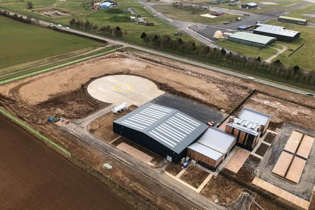 Air ambulance crew and charity staff are looking forward to moving into their new home alongside the A15 opposite RAF Waddington. EMN-210804-111105001