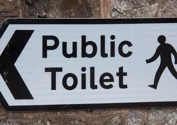 Public toilets.
