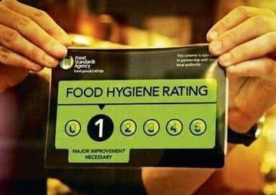 1 Star Food Hygiene rating