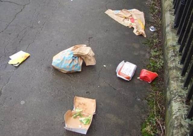 Rubbish was dumped in Horncastle.