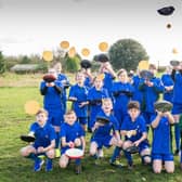 Pancake races at North Somercotes Primary School. (Picture: Sean Spencer/Hull News & Pictures Ltd)