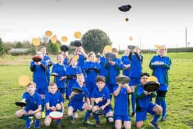 Pancake races at North Somercotes Primary School. (Picture: Sean Spencer/Hull News & Pictures Ltd)