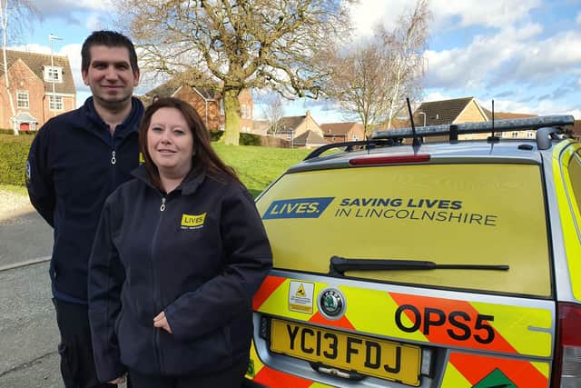 Rich and Liz were first to assess Izzy’s injuries following the collision in Newmarket on January 6.
