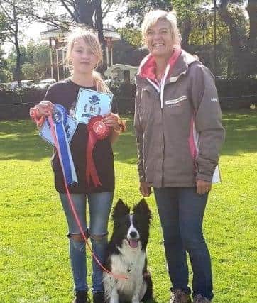 Chloe-Leigh Findlay (left) with Stillmoor Miss Independent At Dreamorox