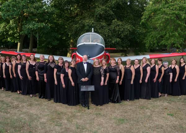 Cranwell Military Wives Choir. Picture: Stephen Radley. EMN-201002-153813001