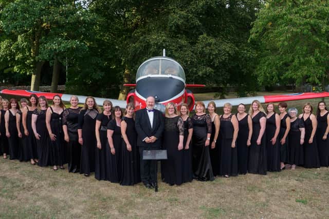 Cranwell Military Wives Choir. Picture: Stephen Radley. EMN-201002-153813001